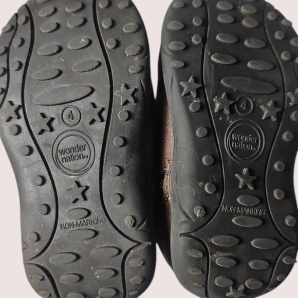 Girl's Wonder Nation Size 4 Black Patent Boots & Brown w/Pink Cowgirl Boots T18 - Picture 9 of 9